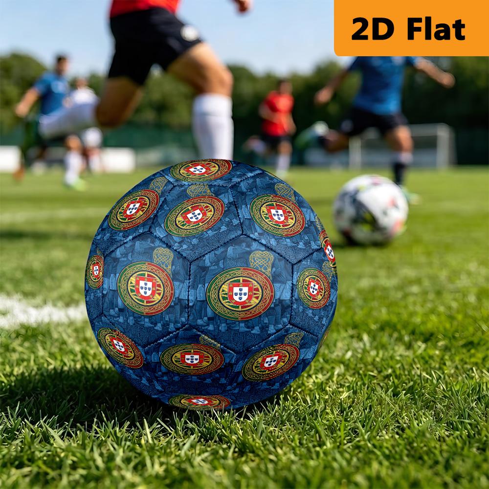 Royal Emblem Fabric Football Suitable for Both Training and Competition Suitable for Training, Competition, and Indoor and Outdoor Sports.