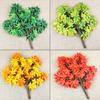 Artificial Canadian Maple Leaf Branch - Green & Autumn Decor for Garden Landscaping