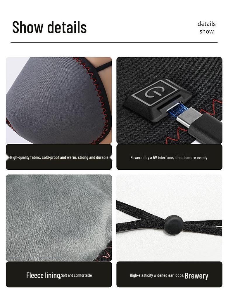 Red Light Therapy Heat Compress for Rhinitis & Nasal Congestion with Built-in Battery