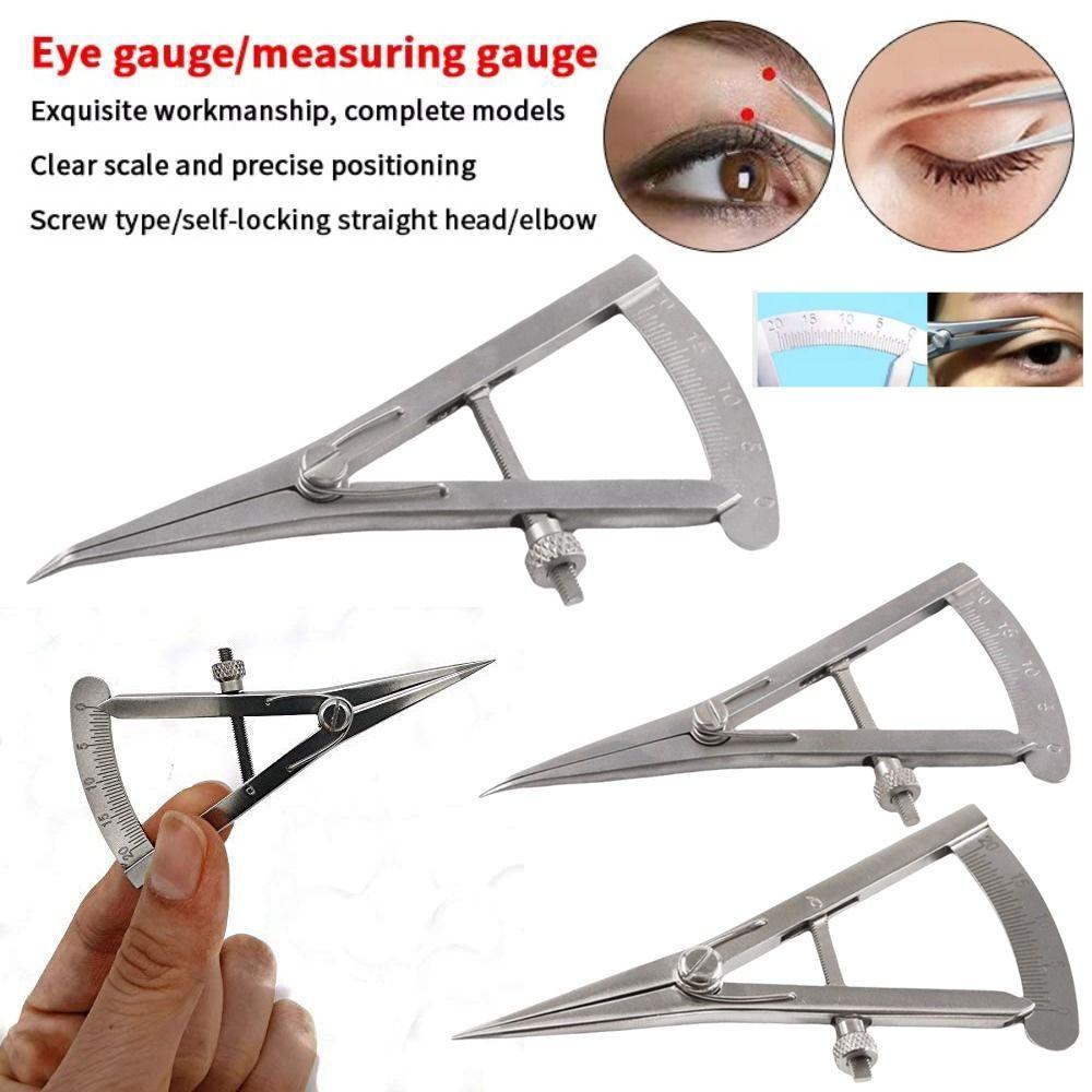Screw Adjustment Eyelid Caliper Sterilizable Surgical Caliper Ophthalmic Caliper  Surgical Tool