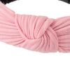 Elastic Non-slip Women Headband Knitted Fabric Women Girl Solid Color Knotted Headband Hair Accessories
