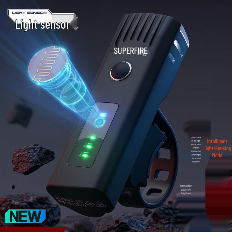 SupFire BL10 USB Rechargeable Bicycle & Emergency Light