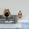 Cat Horse Wall And Table Clock Ornament Silent Animal Figurine for Kitchen Office Living Room Shelf