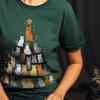 Christmas Cat Tree Shirt, Funny Cat Mom Holiday Gift, Kitten Tree Women Shirt Winter Top