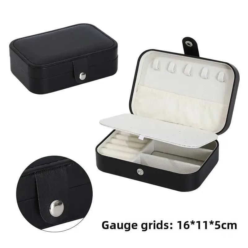 2025Ladies' large capacity multifunctional European travel jewelry box necklace earring storage box