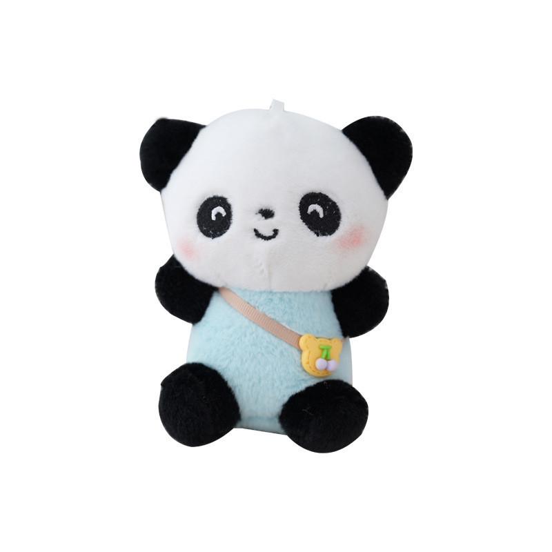 Creative Panda Plush Keychain Cute Cartoon Doll Stuffed Animal Toy Gift