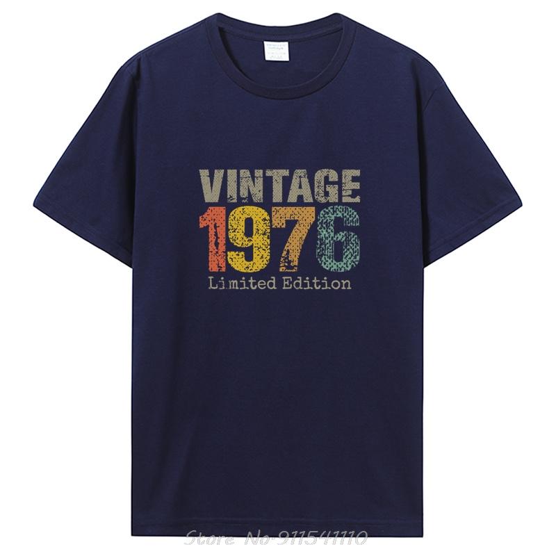 

Gifts Vintage 1976 Limited Edition TShirt Unisex s Clothing Oversized Unisex Streetwear Tshirt Cotton Tops Tees S