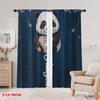 2pcs,2D plane printing Curtains&Window Treatment Panda Dreams 100% Polyester (without rod) Outdoor Decorations Use for Bedroom,
