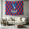 Tenture murale Crystal Palace FC Accrochage mural esthétique Couverture en tissu imprimé Tapisseries décoratives pour chambre à coucher salon Décoration d'intérieur
