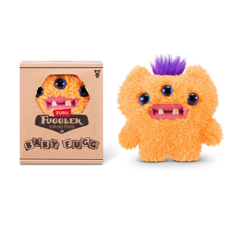 Original Fuggler Baby Fugg Series 4th Generation Mini Soft Plush Doll Teeth Monster Ugly Cute Funny Toy Chlidren Christmas Gift