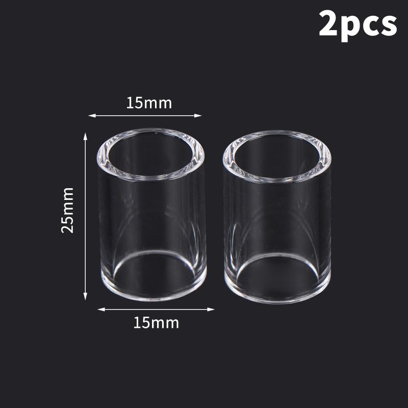 2Pcs TIG Welding Torch Stubby Gas Lens #4-12 Glass Set Professional Welding Tool Parts for WP17 WP18