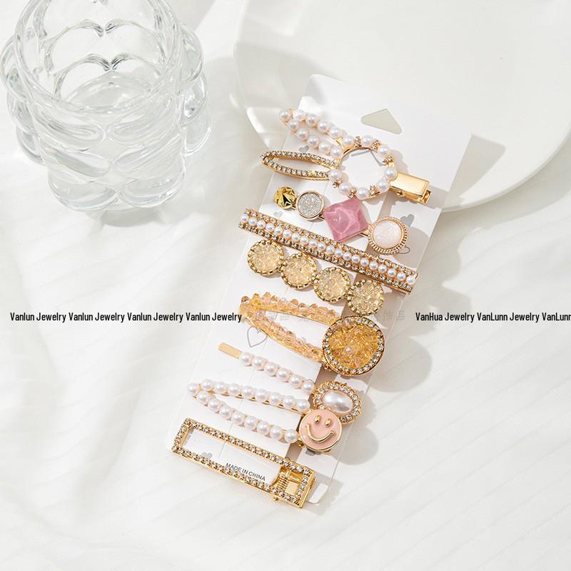 2022 Winter Korean Style Metal Hair Clip for Girls - Trendy Bangs Hairpin and Side Clip Hair Accessories