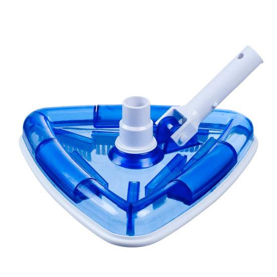 Transparent Triangle Spa Swimming Pool Tool Head Cleaning Brush Vacuum Cleaner