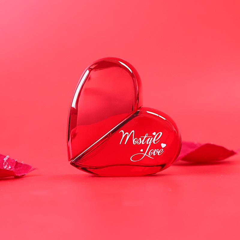 D'xiang'er Heart-Shaped Women's Perfume - Long-Lasting Light Fragrance, Ideal for Qixi Valentine's Day Gifts.