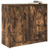 Sideboard Smoked Oak 85 x 34 x 76 cm Particle Board