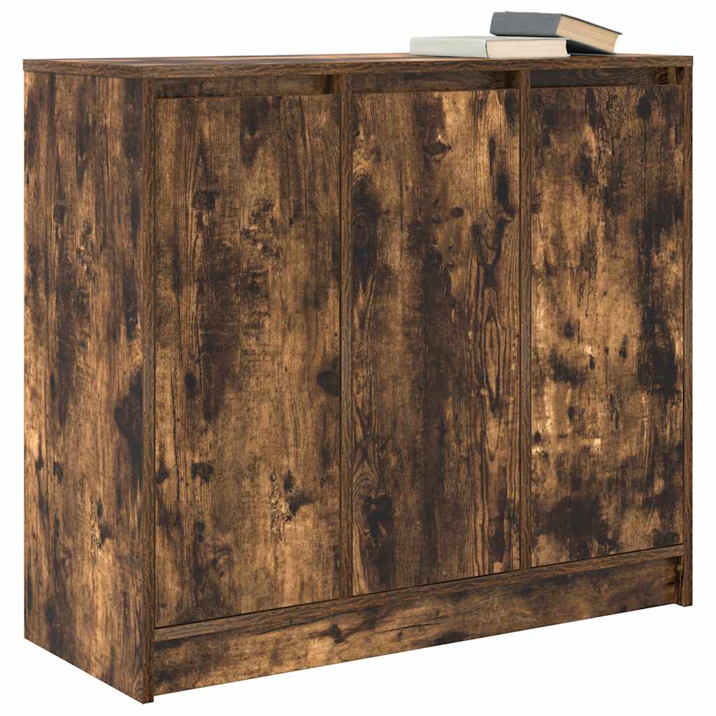 Sideboard Smoked Oak 85 x 34 x 76 cm Particle Board