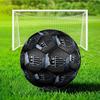 Black And White Stripes With Star Printed No. 5 Soccer Balls, High-Quality, Anti-Slip, Protective Football, A Unique Gift ,Birthdays,Christmas Gifts