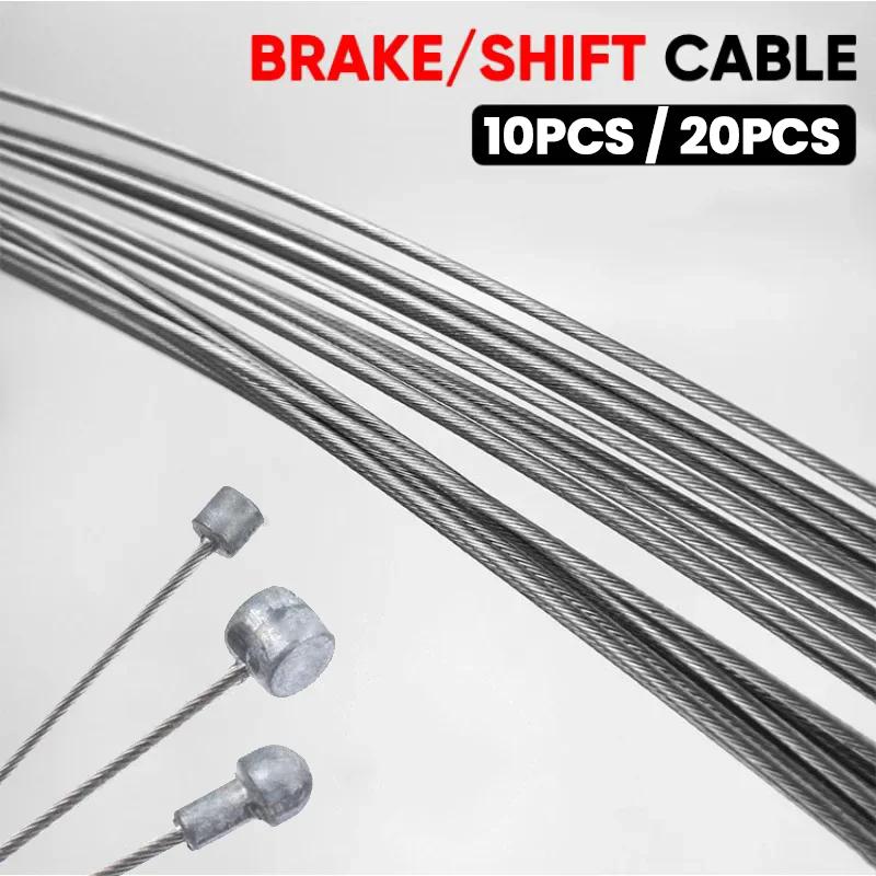 10/20PC Bike Cable Brake/Shift MTB Road Bicycle Cable Line 2100mm 1550mm 1700mm Cycling Brake Shift Wire Shifter Inner Line Part