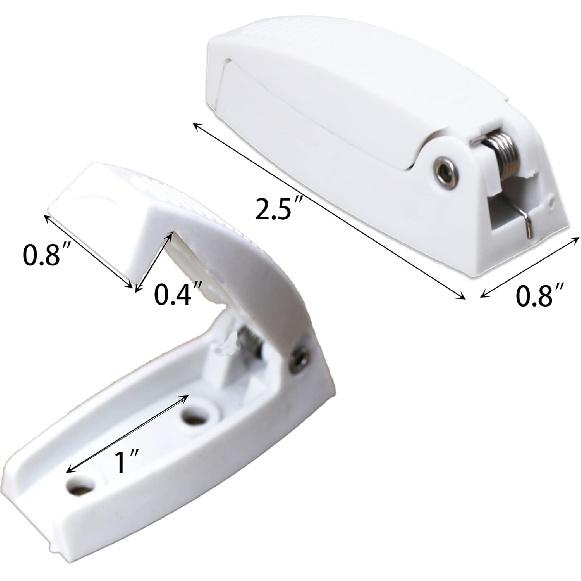 X-Haibei 5 Pack RV Baggage Door Catch Camper Trailer Storage Door Latch Hook Door Holders Travel Room