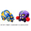Wave Tachibana Neko Kogyo QOSMOS Series Bee Robo Kabutack Cobrander & Ganiran Set, Non-Scale, Approximately 10cm Tall, Pre-Colored Plastic Model Kit,