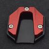 Motorcycle Side Stand Footrest Stabilizers Plate Aluminum Anti Collapse Designs Kickstand Base for Enhanced Ground Grip