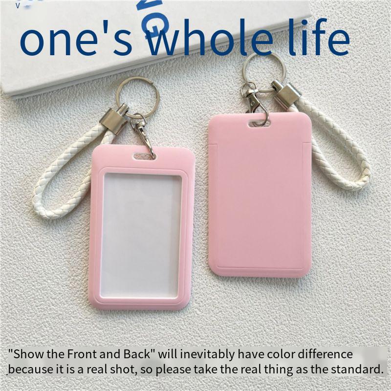 Macaron Solid Color Protective Case, Student Meal Card, Campus Card, Access Control Certificate, Door Card Case, Key