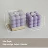 New Arrival Decorative Luxury Bubble Scented Candles with Clear Gift Box Handmade Long-lasting Holiday Easter Aesthetic