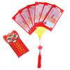 Fan Shaped Chinese Red Envelope New Year Red Packet Money Creative For Kids Gifts Pouch Blessin L7P0