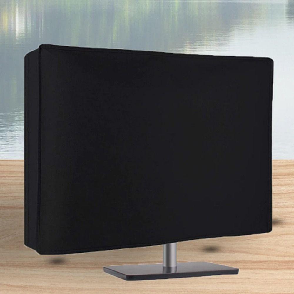 Oxford Cloth Computer Monitor Dust Cover Thicken Computer Screen Protective Cover  Household