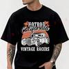 Hotrod California Vintage Racers Motorcycle T-Shirt Men Cotton O-neck Short Sleeve TShirt Fashion Tops Tee