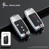 Metal Key Shell for Toyota Camry, Crown, Reiz, Prado, Land Cruiser (Old Models) with Snap Button