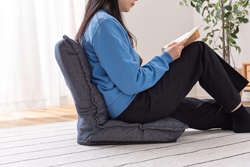 Azumaya-kk RKC-173DM Recliner, Denim, 38cm Wide x 43-52cm Deep x 47-23cm High