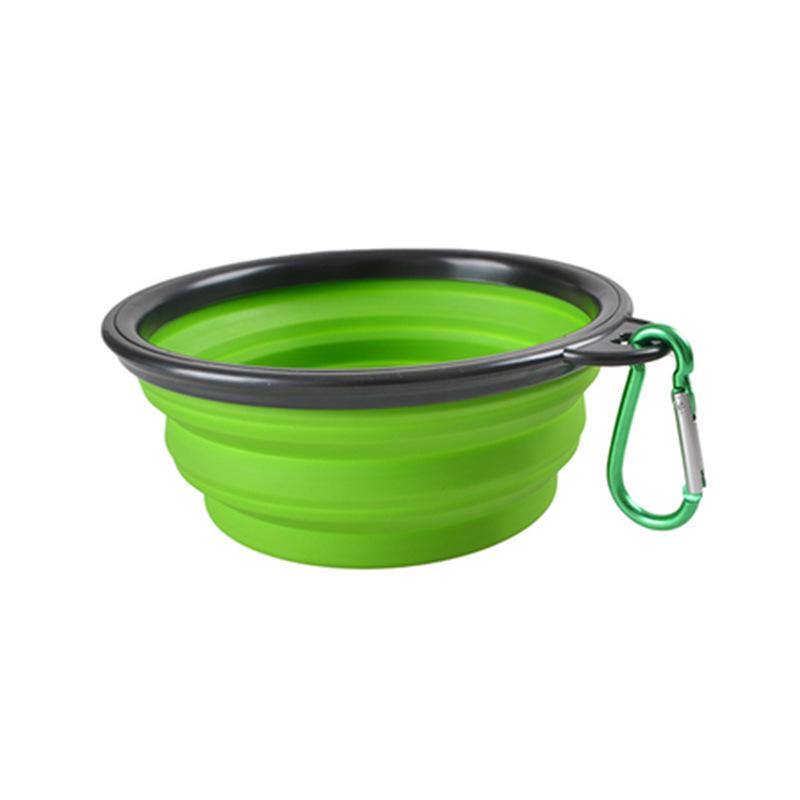 Portable Foldable Silicone Pet Feeding Bowl for Cats and Dogs