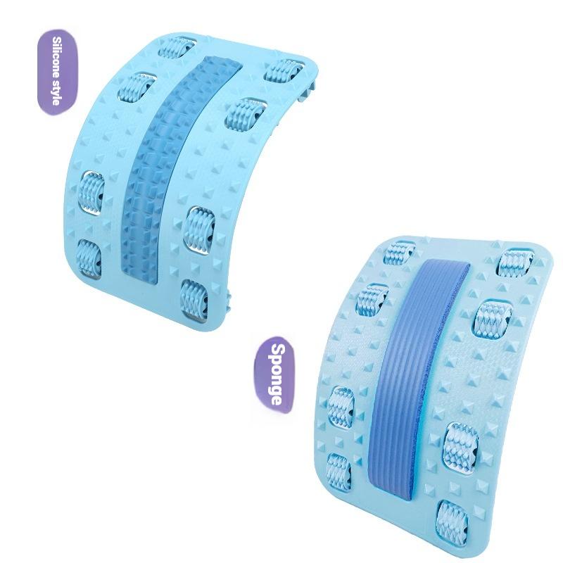 Multifunction Sole Roller Massage Corrective Back Massager Stretcher Waist Neck Fitness Lumbar Traction Support Pain Relief