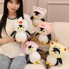 Lovely Dressed Up Penguin Plush Toys Detachable Wearing Animal Hat Penguin Doll Soft Fluffy Children Companion Birthday Gift