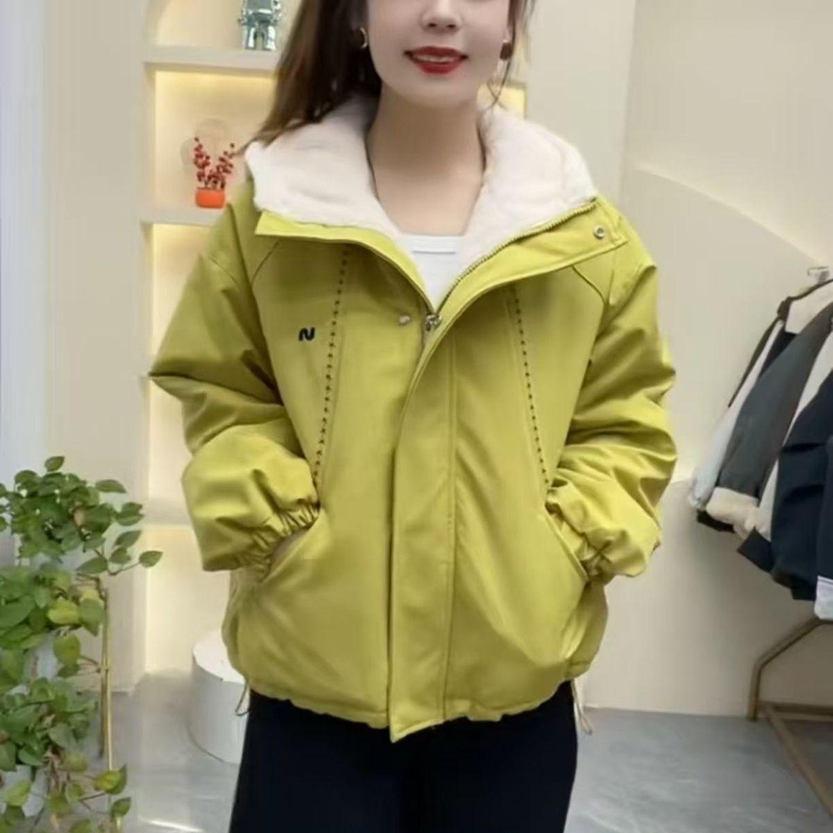 Women s Winter Collection: Fleece-Lined Parkas & Cotton Jackets - 2025 Bestseller, Thickened Cotton Padded Jacket & Short Cotton Coat. S 45-50kg