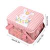 Cookie Tins With Lids Metal Storage Basket With Handle Rabbit Pattern Easter Cookie Boxes For Storage Food Jewelry Spring