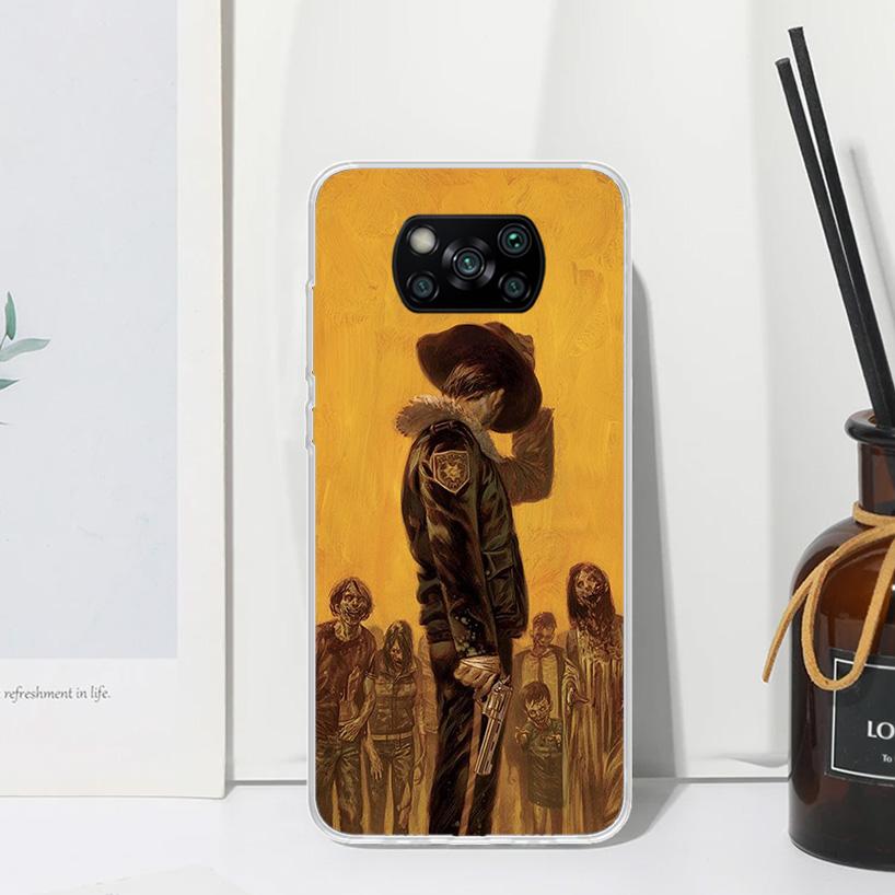 The Walking Deads TV Phone Case For Xiaomi Poco X7 X6 X5 M7 M8 Pro F7 Ultra Redmi 15C 15 13C 13 12C 12 10 10C 10A Art Fundas Poc