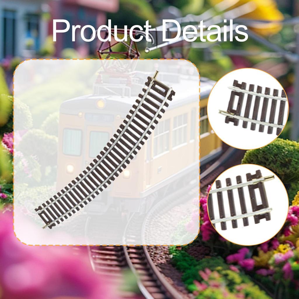 4 Pack HO Scale Train Track Elements for DIY Model Railways In 1:87