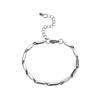 Trendy Titanium Steel Square Necklace for Men & Women - High-End Niche Hoodie Accessory Chain
