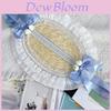 Lolita Garden Straw Hat With Large Brim For Sun Protection Spring 2025 Accessory