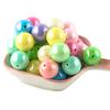 20Pcs Mix Colors 20mm Round Acrylic Beads Loose Rhinestone Bead Sugar Beads For Jewelry Making DIY Handmade Crafts Accessories