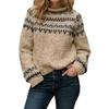 2026 New Women's European & American Style Knitwear: Loose Long Sleeve Round Neck Sweater Top