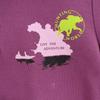 HUNTING WORLD Logo Embroidery Short Sleeve Polo Shirt S Purple Women Used