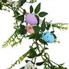 Green Plant Spring Eggs Garland Real Touch Simulation Eggs Pendants  Front Door Porch
