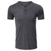 Herren T-Shirt für den Alltag, Sport, Arbeit, Basiskleidung, Sommer, Herren, einfarbig, Slim Fit, lässiges T-Shirt, kurzärmeliges Oberteil