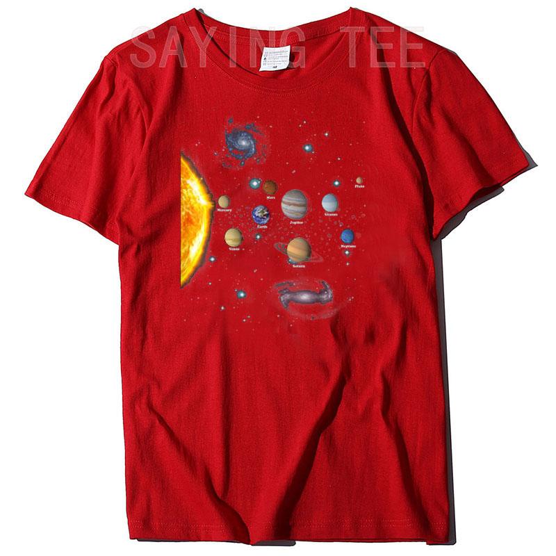

Solar System T Shirt - Boys Girls STEM Kids Realistic Space Tee Funny Science Lover Astronomy Graphic Outfits Fashion Y2k Tops S
