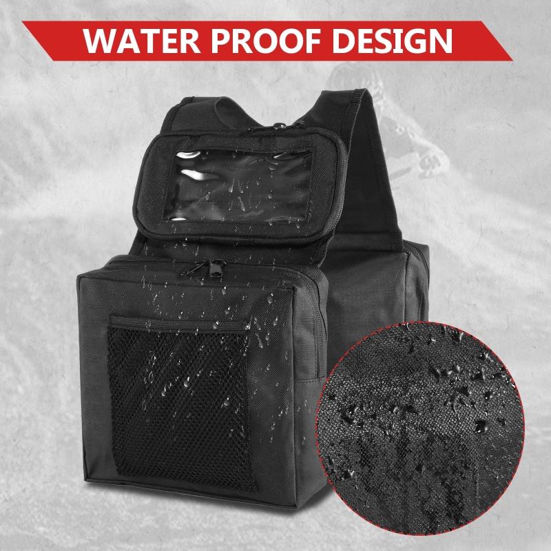 1ks Motocykel Tank Bag Multifunkční taška na uskladnění mobilního telefonu Gas Tank Sedlo Bag ATV