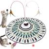 Electric Cat Toy with Automatic Fun for Stress No Batteries Perfect for When Away Light, 3-in-1 Design, Rotation, Cats, Exercise, Relief,