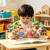 Plush Frog And Child Finger Puppets Set For Baby Comfort And Play